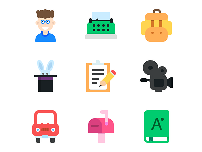9 Flat Icons (Freebie) ai download flat free freebie icons psd