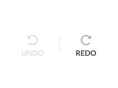 Undo redo animation app browsing flat gif history minimal redo ui undo ux