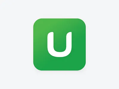 Udemy Icon IOS 8 app branding flat gradient icon ios iphone learning minimal udemy vector