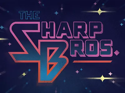 Sharp Bros. animation design illustration logo texture typography