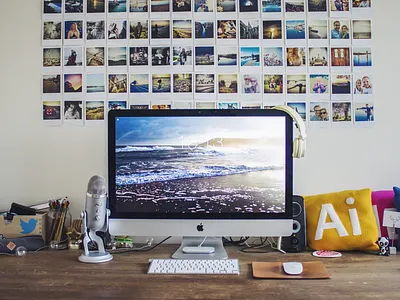 My Workspace desk workspace