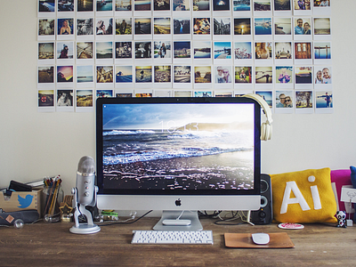 My Workspace desk workspace