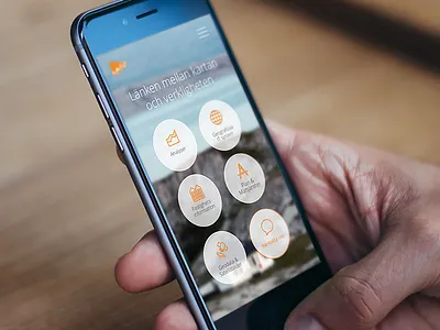 No Scroll Mobile Website clean easy fast access mobile website sketch ui ui design ux