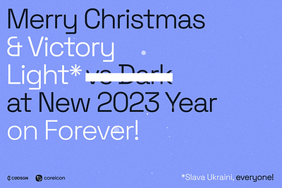 Merry Christmas to all who stay with Ukraine! Slava Ukraini! digital happy new year merry christmas motion graphics ukraine web