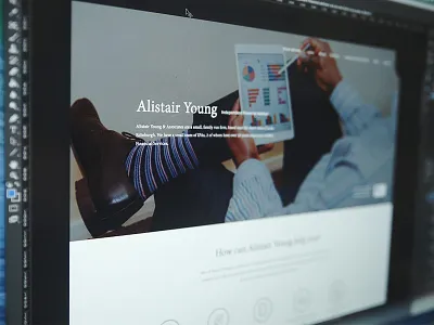 Client WIP accountant corporate finance ui design web design website