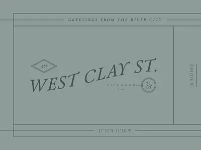 Richmond Postcard letterpress richmond rva typography vintage virginia
