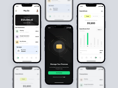 Finance app app banking clean daily ui design designer finance app fintech interface ios minimal mobile app mobile banking mobile ui money app transaction transfer app ui ux wallet