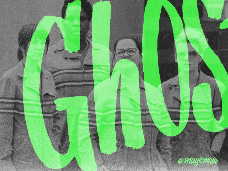 Ghostbusters Ladies brushlettering brushscript gif hand lettering lettering script