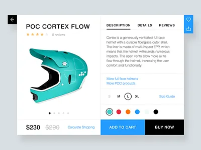 Shopping Card Rebound app card clean ecommerces flat shop shopping store ui ux web web design
