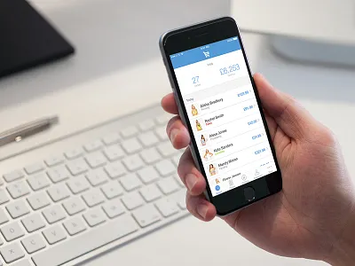 Customers & Orders - Concept app commerce ecommerce ekm ios iphone ui