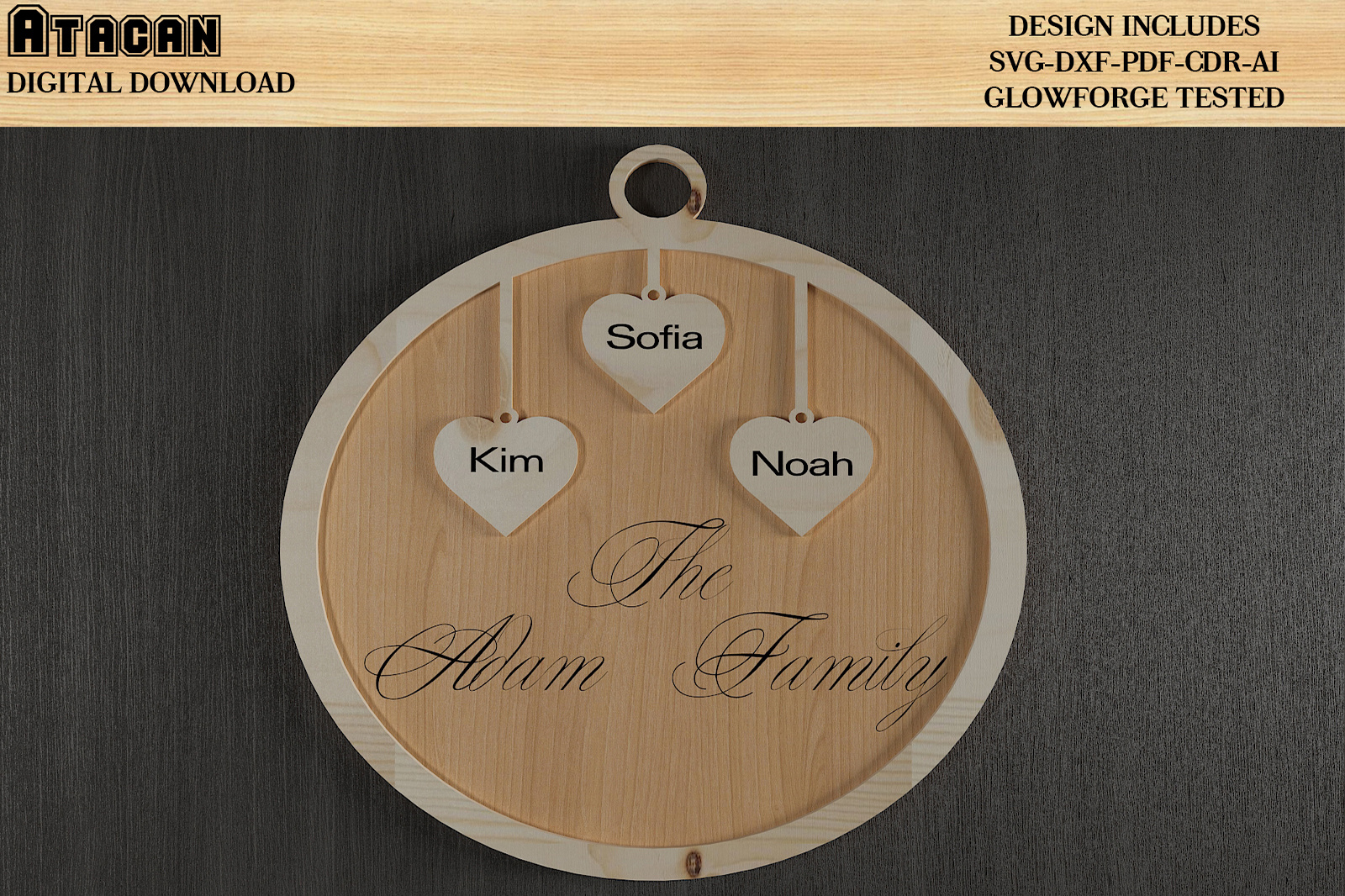 Family Members Names Boards by ata on Dribbble
