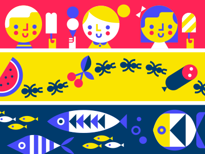 Target Lights - Summer animation illustration minneapolis summer target