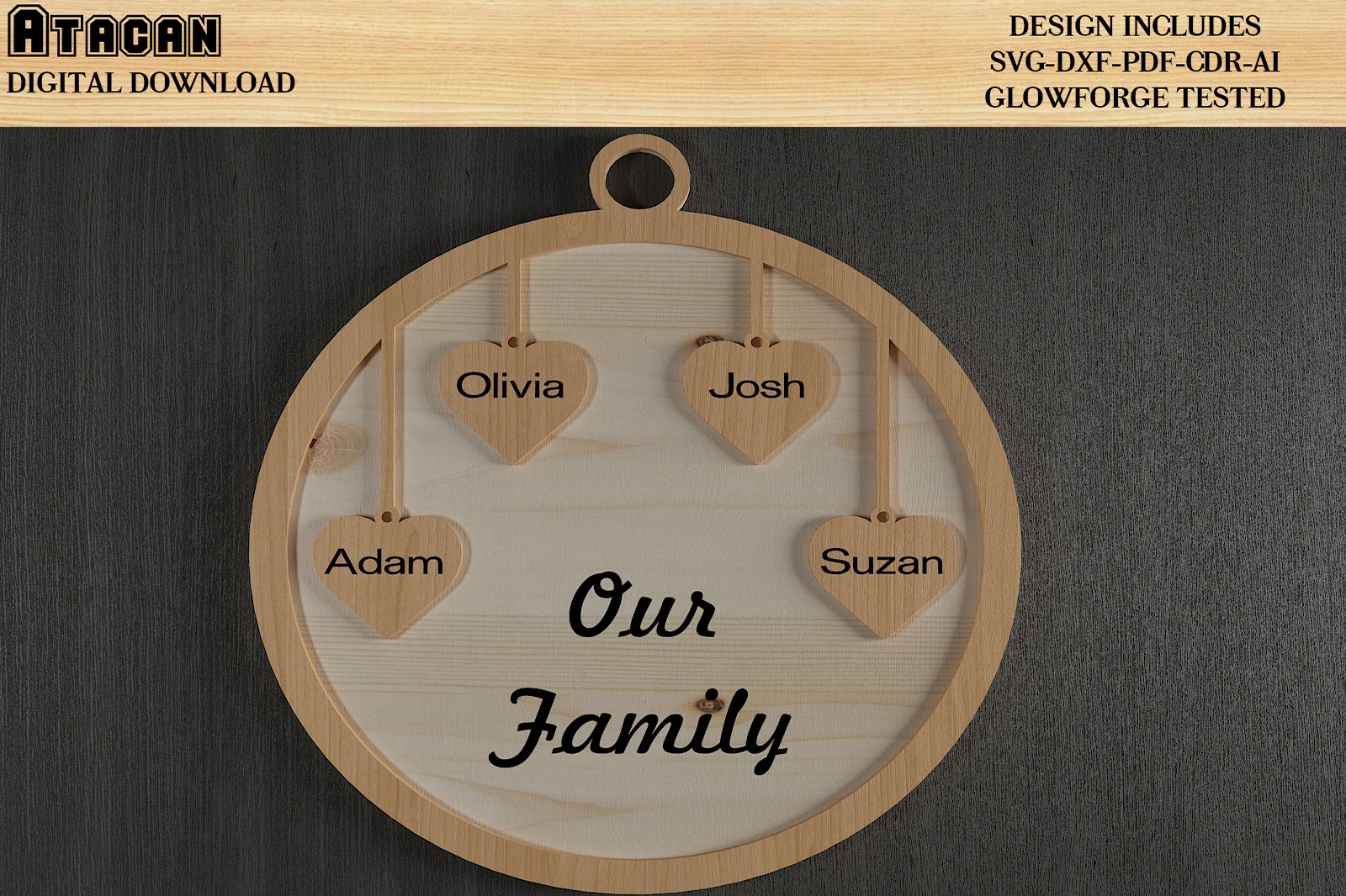 Family Members Names Boards by ata on Dribbble
