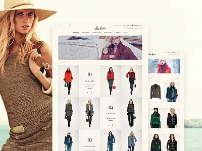 LUISA SPAGNOLI - Official Online Store ecommerce fashion layout luisa spagnoli shop shop online website