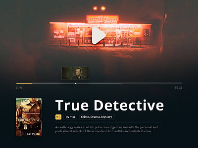 Day 016 - Video Player audio flat imdb media movie pause play player ui video