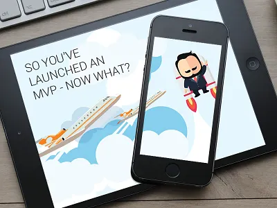 Rocket Man design presentation preview vector web whitepaper