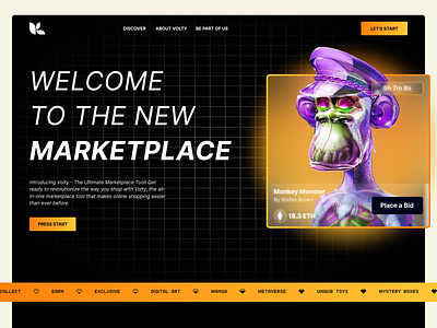 Digital Items - NFT Marketplace app app design branding crypto design figma illustration logo marketplace nft ui ux vector