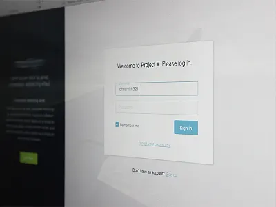 Log In desktop form layout log in placeholder register sign in sign up web