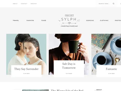 That Beautiful Blogging Theme blog clean theme