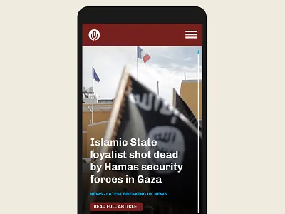 News aggregation responsive version - WIP design mobile news responsive