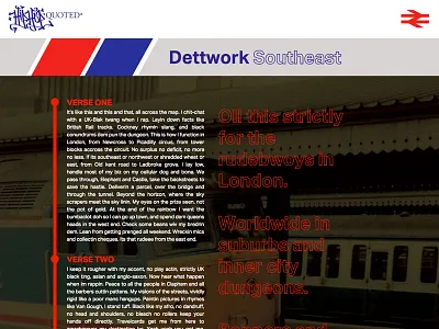 New Hip-Hop Quoted design indesign layout print typography webfonts