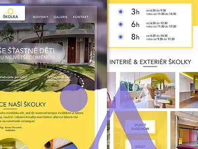 Homepage Kindergarten vol #2 design hilarious kindergarten milkovone playful web