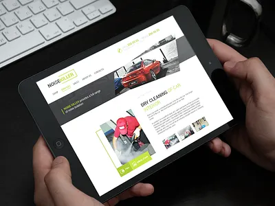 NoiseKiller car car service design green noise web site