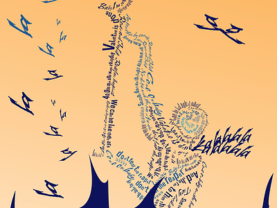 Don't Fear The Reaper - Typographic Representation design dont fear the reaper illustration typography