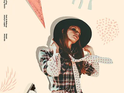 Byrd byrd collage fashion illustration nude shapes