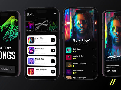 Music Copyright Selling Mobile IOS App android animation app design app interaction copyright dark theme dashboard design ecommerce interaction interface ios mobile mobile app mobile ui music selling song ui ux