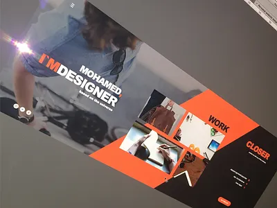 Freebie - Personal Website One Page Template contact download free freebie one page personal portfolio psd template ui ux website