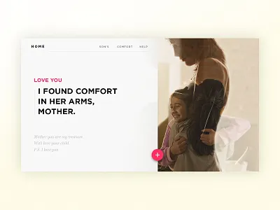 Mother Blog - Content Card blog bootstrap landing mother photography ui unsplash ux web webdesign