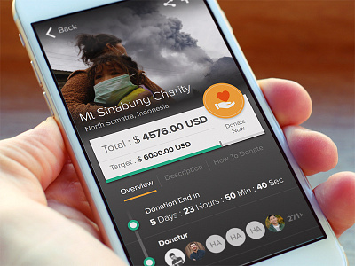Charity / Donation App app apps charity donation ios sketch timeline ui ux