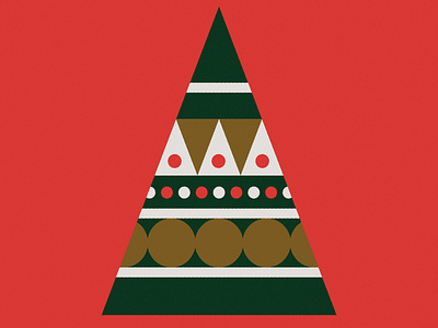 Christmas Tree art christmas christmas tree decorating festive holiday illustration vintage