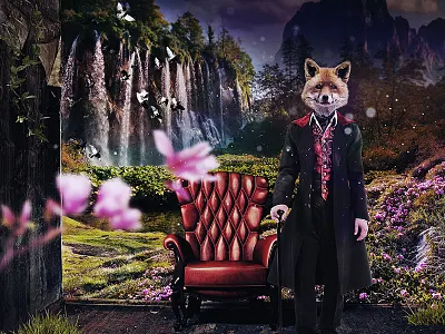 Mr. Fox affinity forest fox manipulation matte