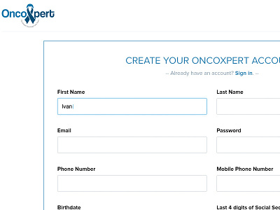 Create an OX account doctors health healthcare patients responsive ui uidesign ux web webdesign website