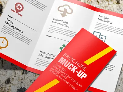 Brochure Mock-Up 3 fold 3 fold brochure brochure mock up brochure mock up catalog