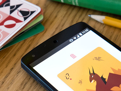 Planning Time Android App android app cards dragon illustration planning poker scrum