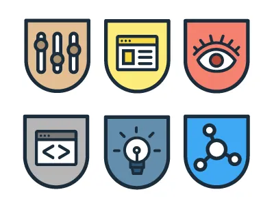 Badges badges crest illustration