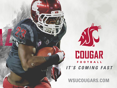 All Gas Pedal, No Brake advertising branding college football cougars football ncaa nfl smoke sports washington state washington state university wsu