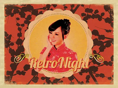 Calendar Girl in Beautiful Cheongsam calendar girl cheongsam retro