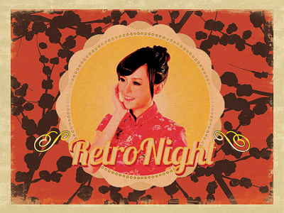 Calendar Girl in Beautiful Cheongsam calendar girl cheongsam retro