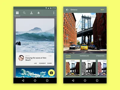 Adventure Sharing App Android android clean material design minimal neat