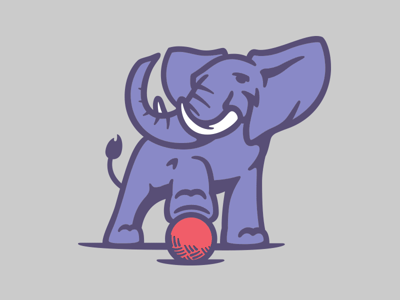 Elephant 3 Process agencylife e3 e3ers elephant3 kickball vector vectormachine