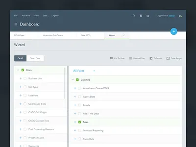 Dashboard Concept 0.1 concept dashboard tables tabor toolbar ui user interface visual design web web app