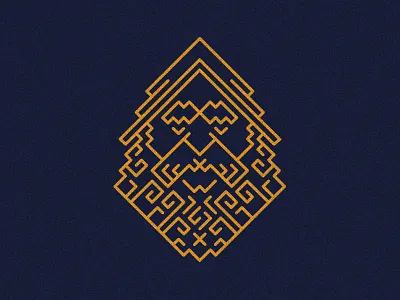 The Angler beard fisherman geometric