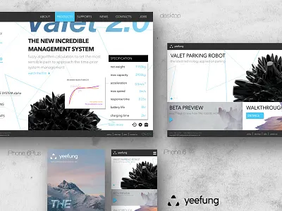 yeefung robotics responsive web design branding corporate design desktop mobile responsive vi web