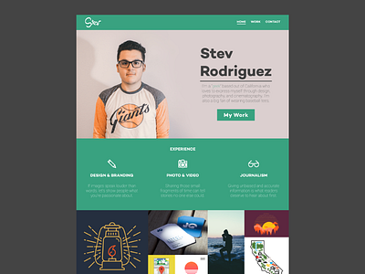 Website Portfolio (WIP) concept online portfolio online resume portfolio resume ui design web design website