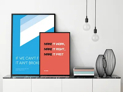Alterplay Posters alterplay blue design inspiration interior posters print quotes real red typography