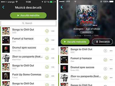 My Music app ios music ui